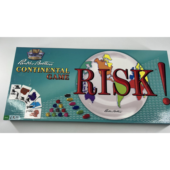 RISK! Continental Board Game 1959 First Edition Classic Reproduction COMPLETE - Picture 1 of 15